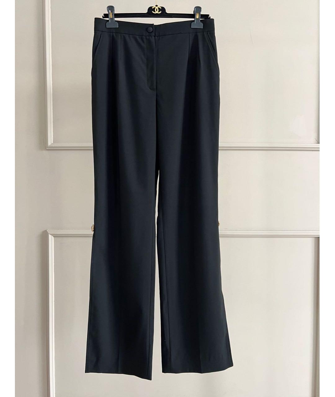 DOLCE&GABBANA Черные прямые брюки, фото 9