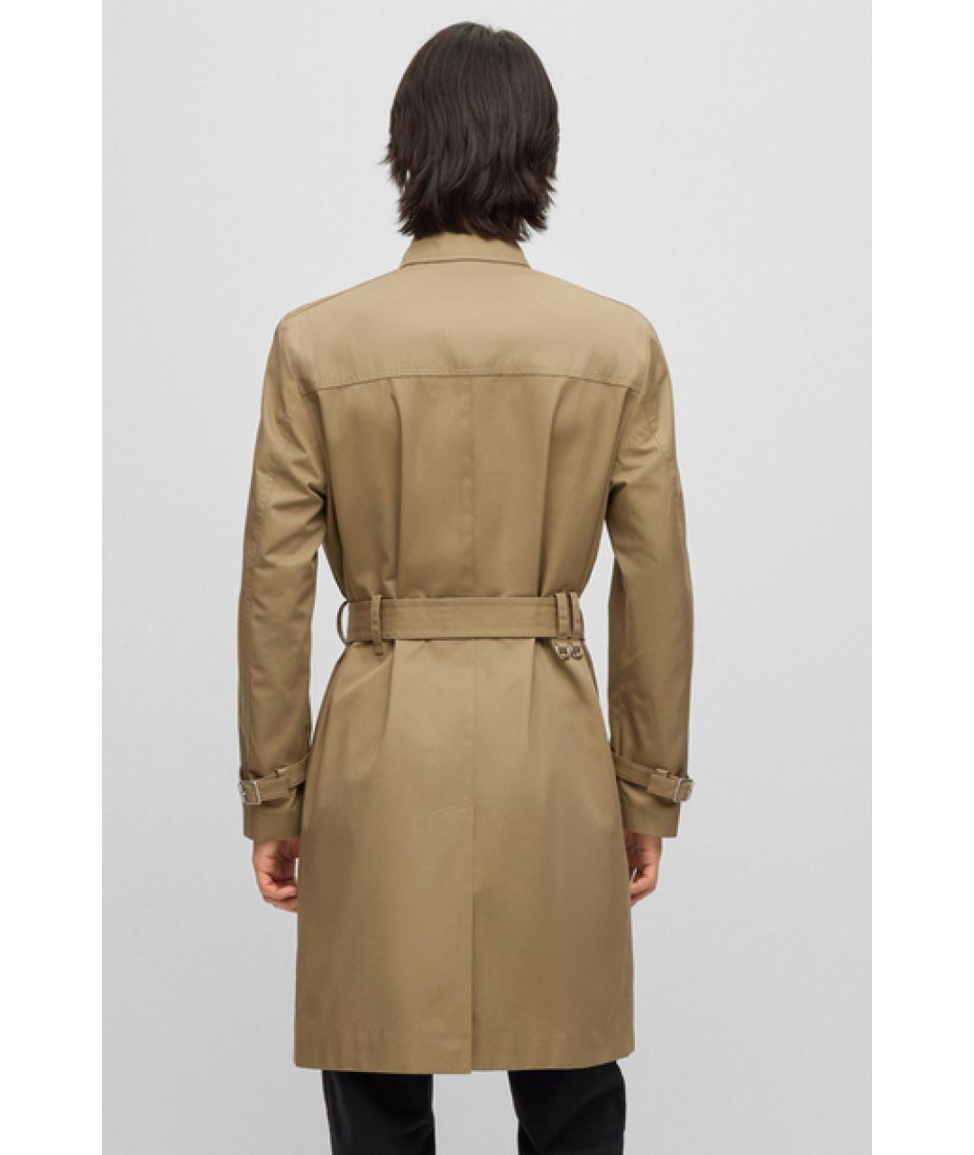 HUGO BOSS Бежевый тренч / плащ, фото 3