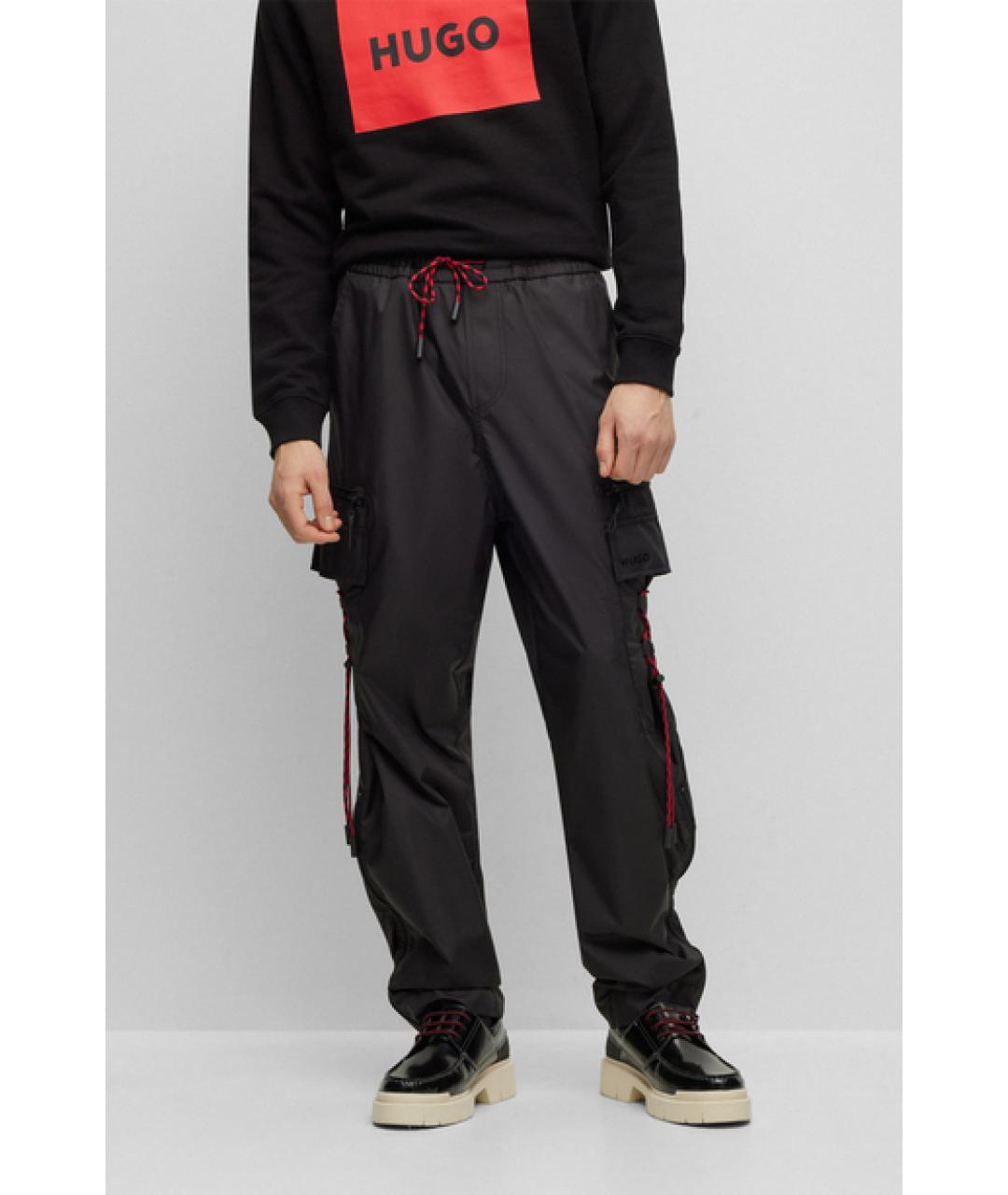 HUGO BOSS Черные повседневные брюки, фото 2