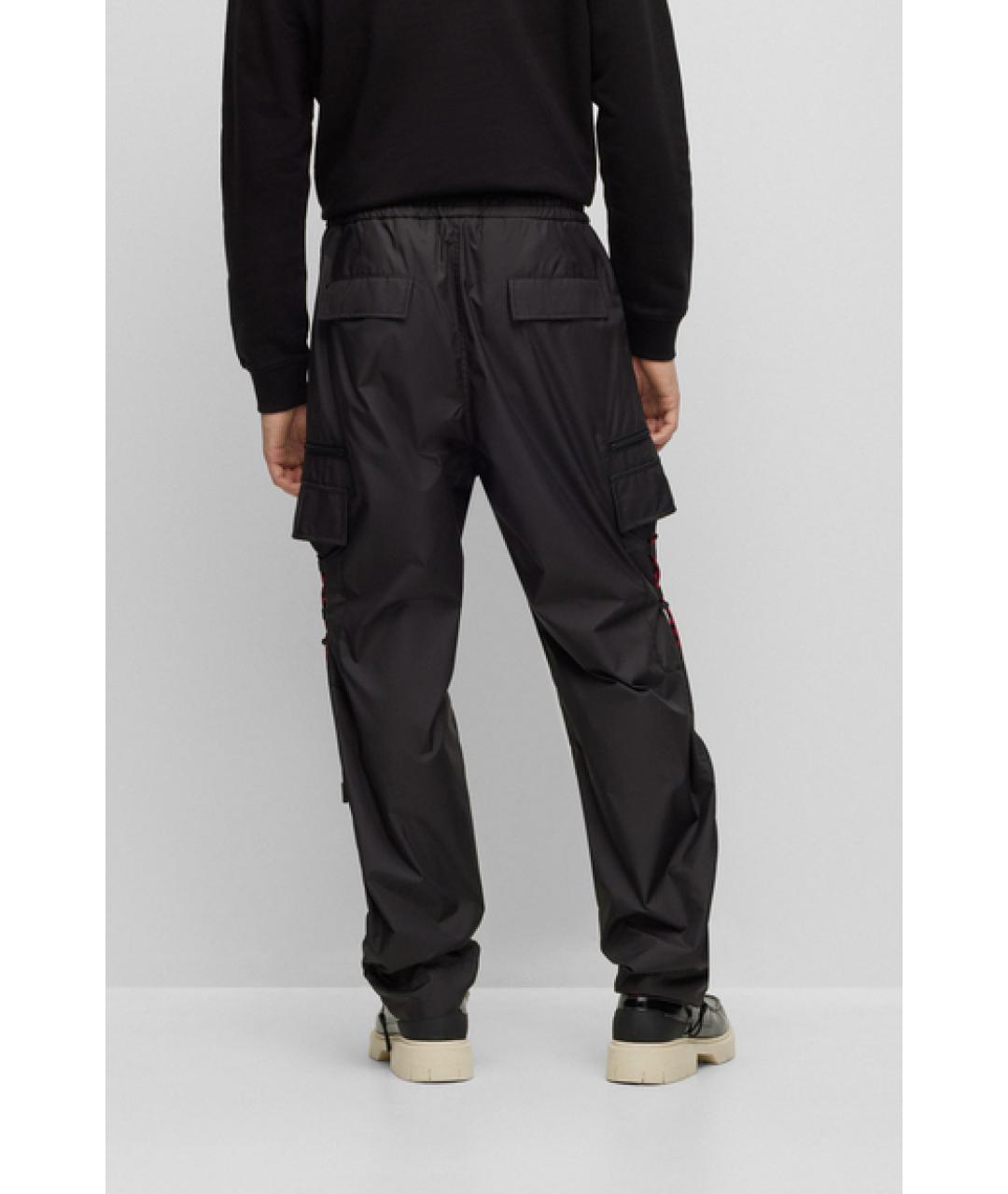 HUGO BOSS Черные повседневные брюки, фото 3