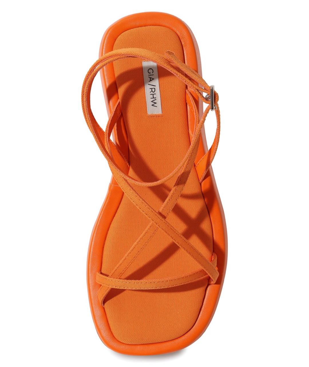 GIABORGHINI Оранжевое сандалии, фото 3