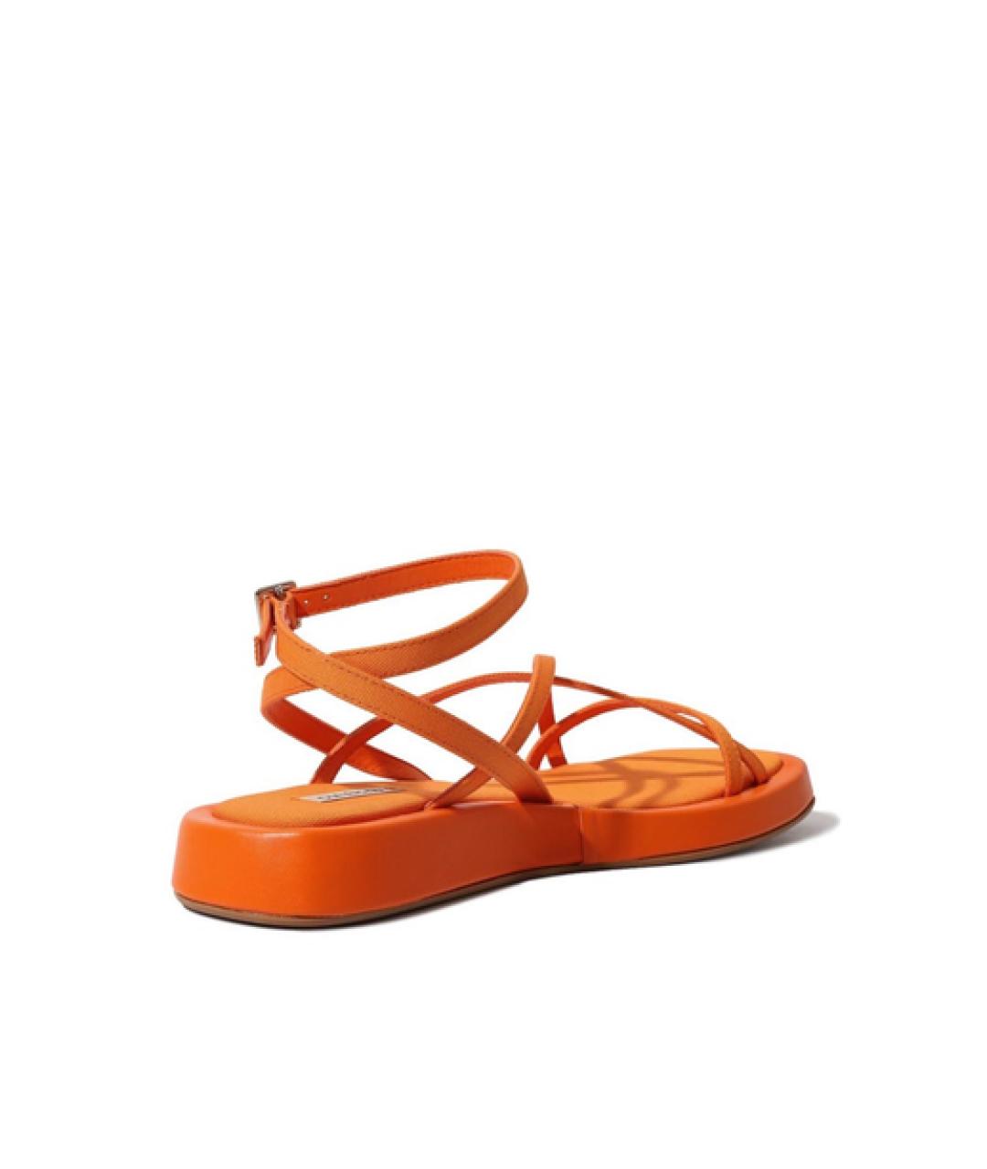 GIABORGHINI Оранжевое сандалии, фото 2