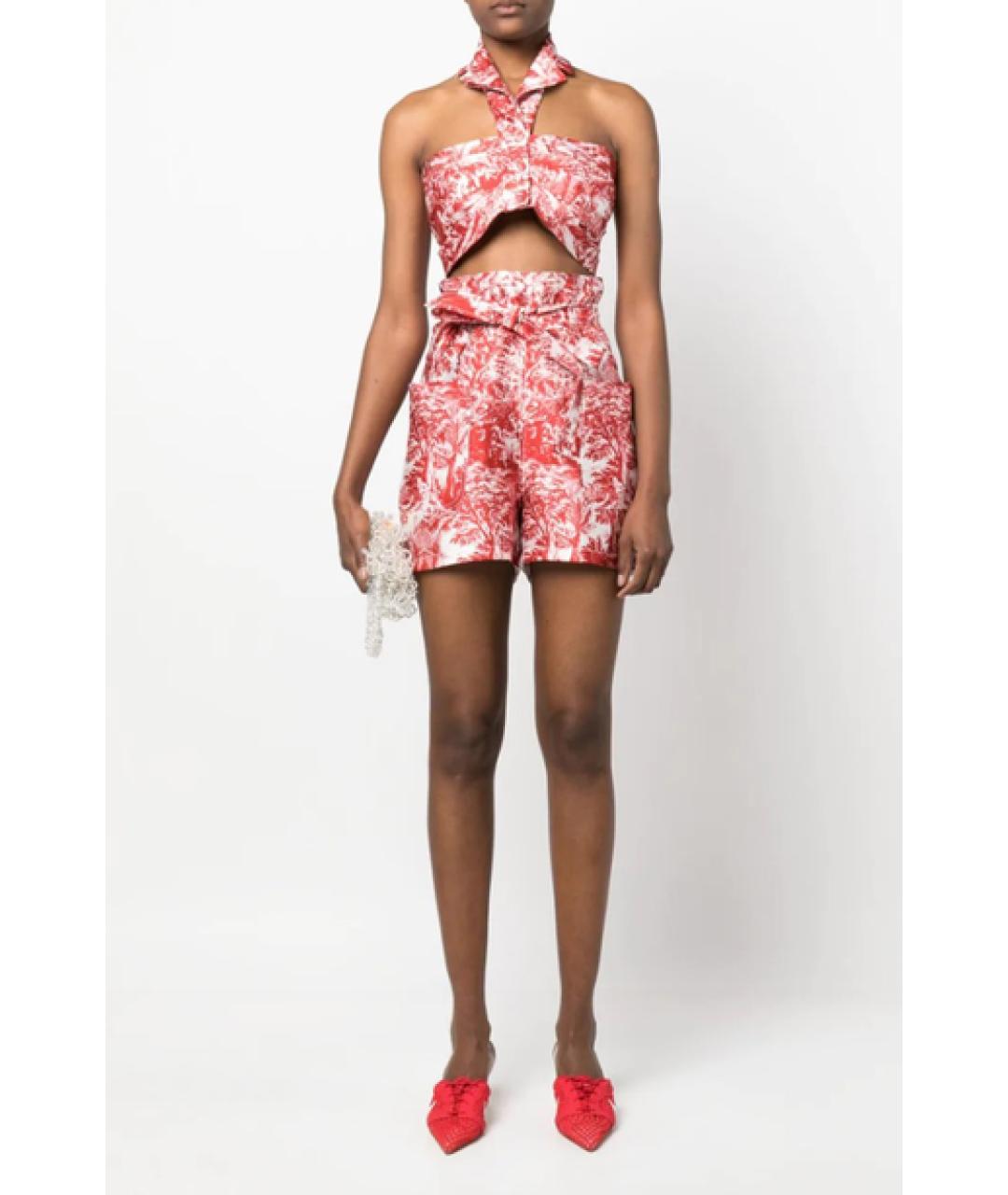 PHILOSOPHY DI LORENZO SERAFINI Красная полиэстеровая майка, фото 2