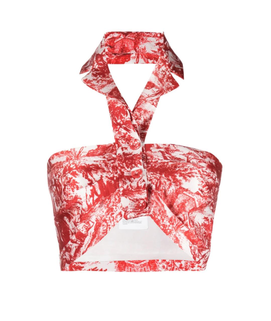 PHILOSOPHY DI LORENZO SERAFINI Красная полиэстеровая майка, фото 1