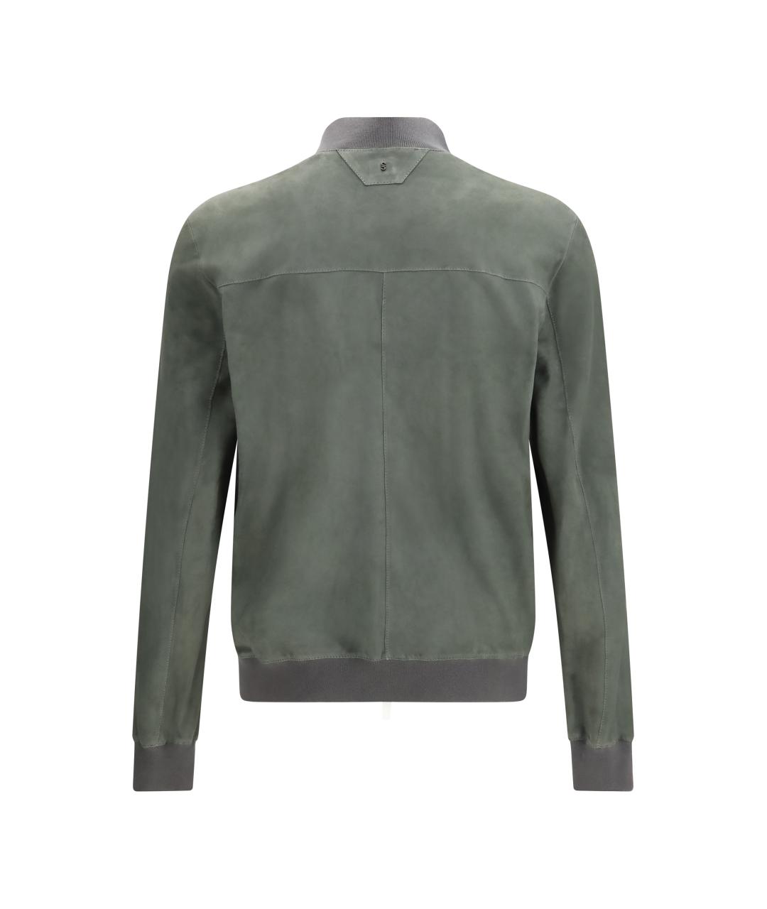 SANTORO Серая замшевая куртка, фото 2