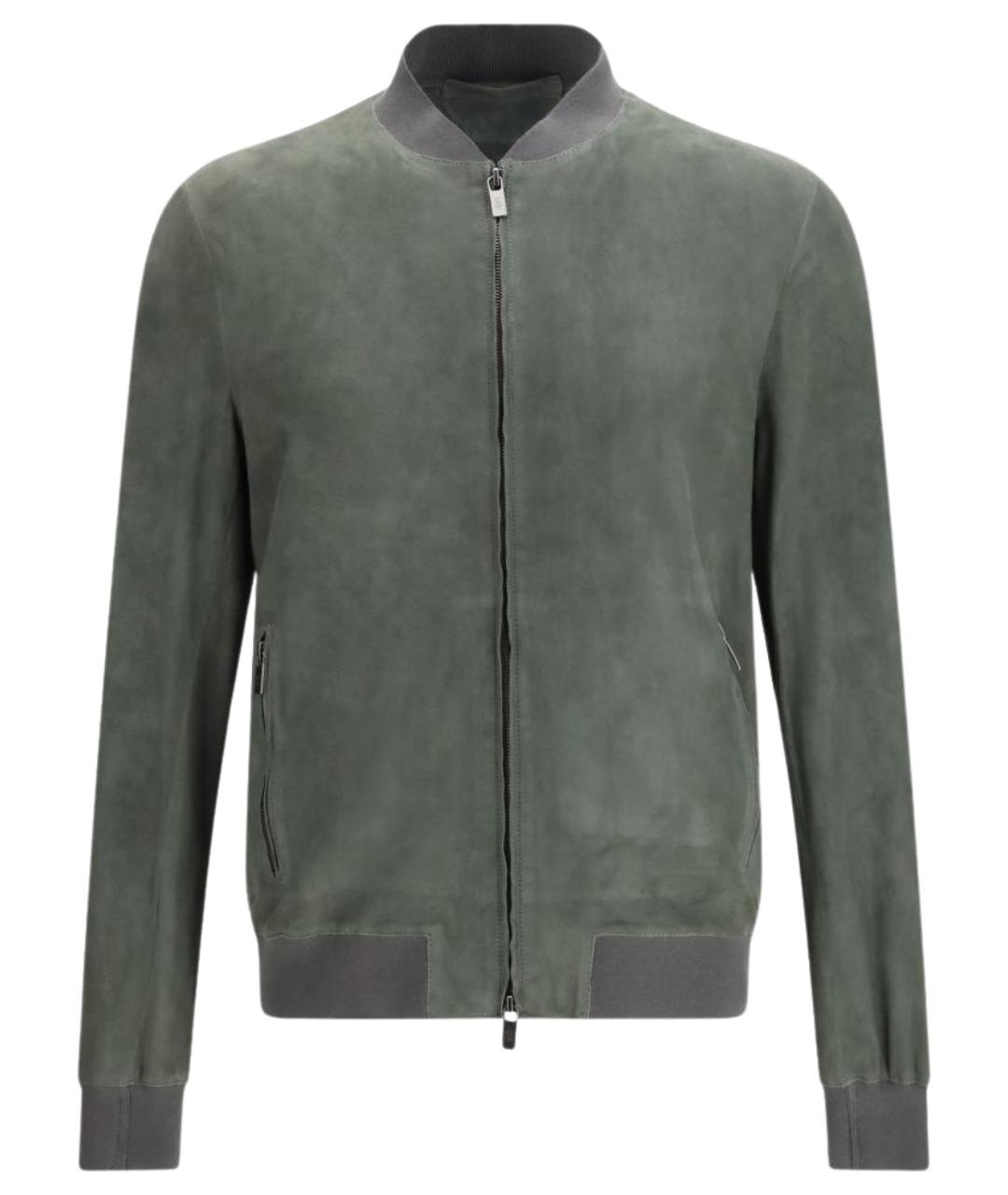 SANTORO Серая замшевая куртка, фото 1