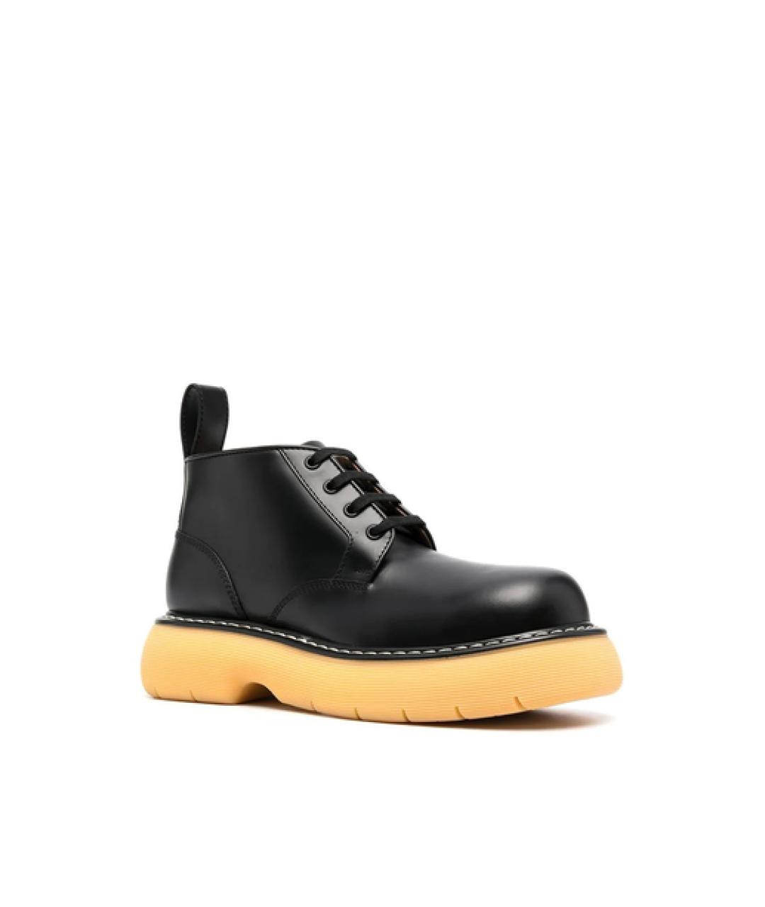 BOTTEGA VENETA Черные высокие ботинки, фото 2