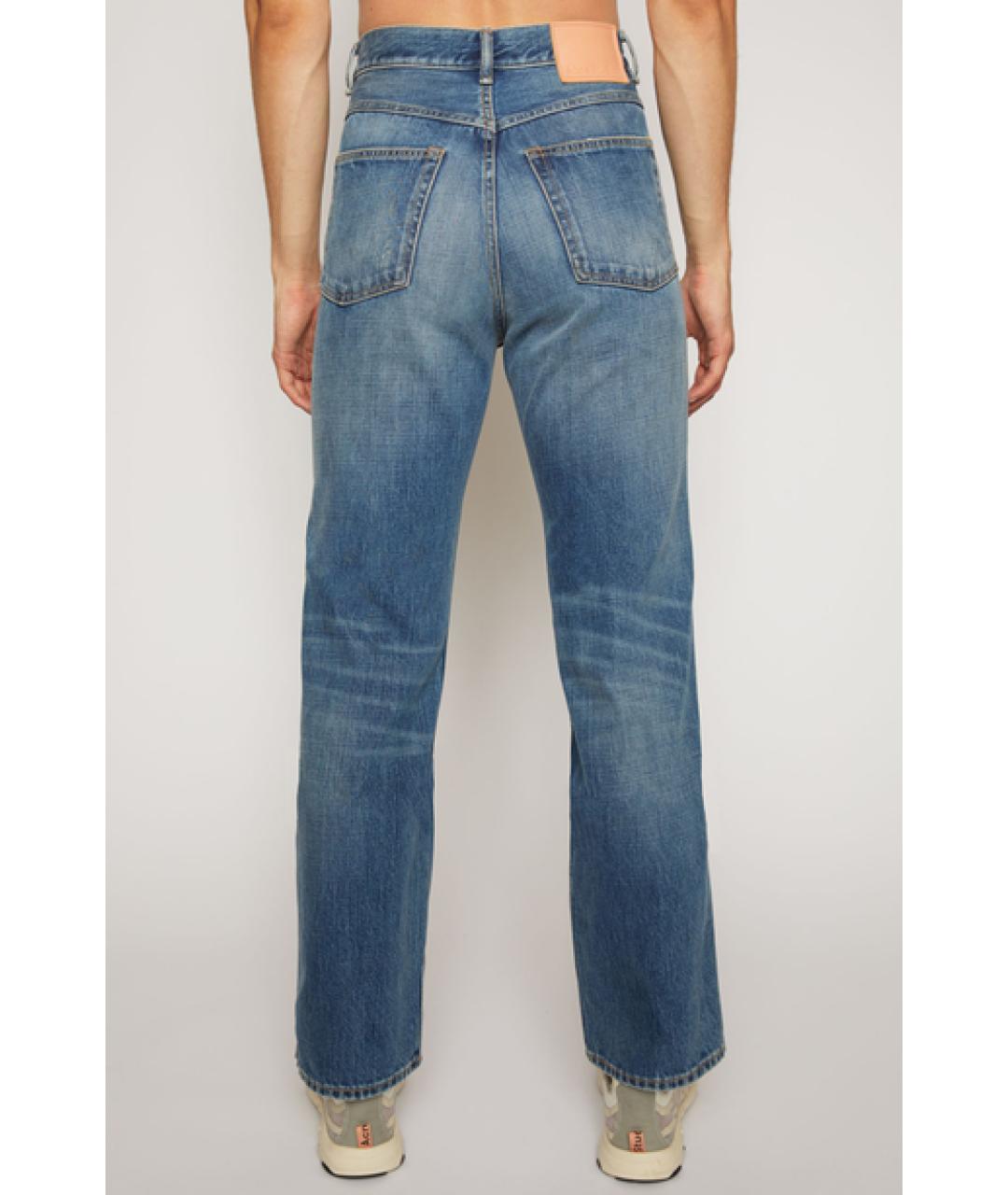 ACNE STUDIOS Синие прямые джинсы, фото 3