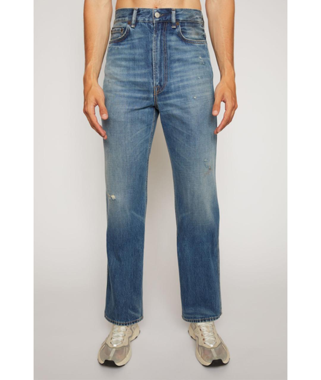 ACNE STUDIOS Синие прямые джинсы, фото 2