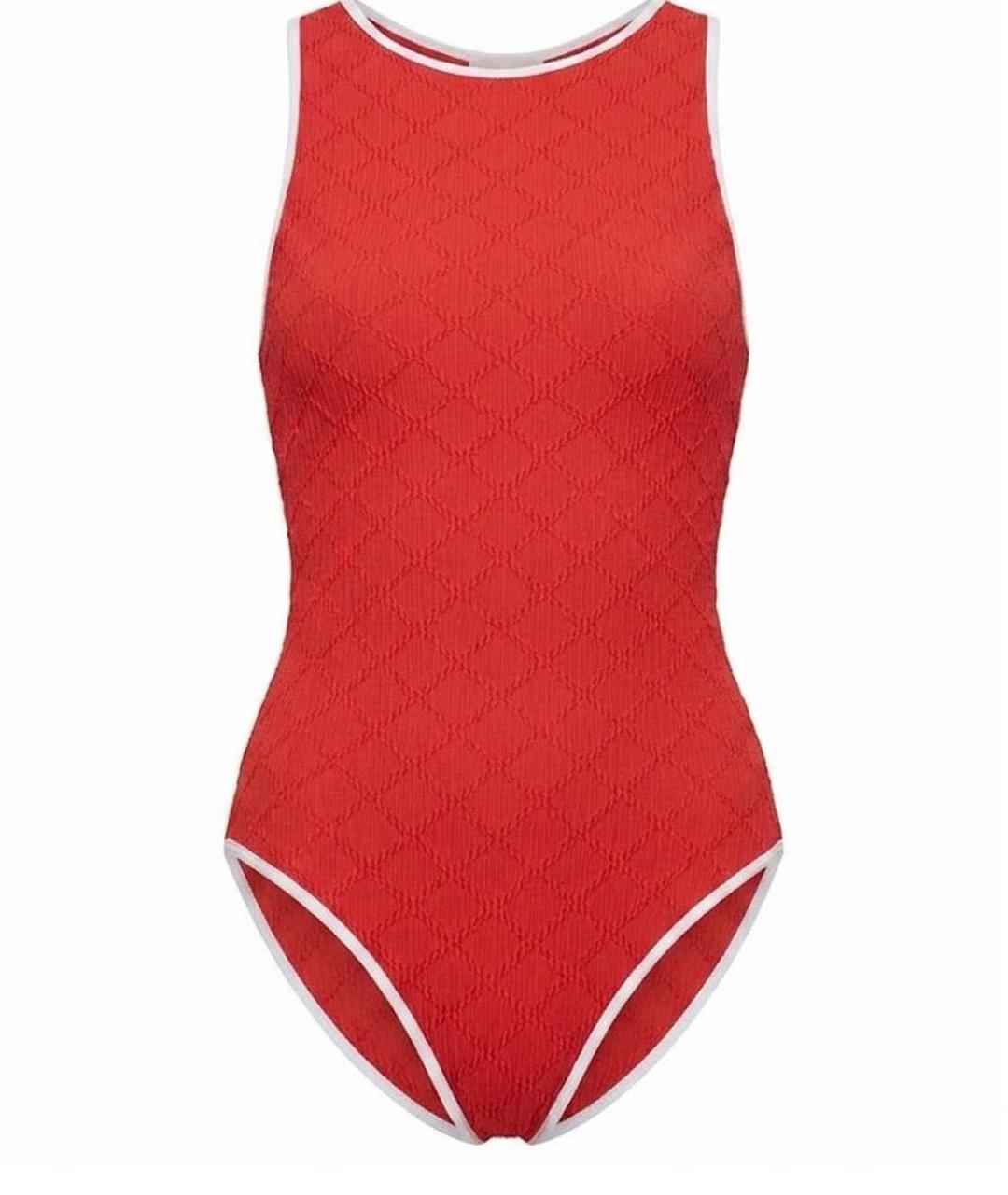 CHANEL Красный купальник, фото 1