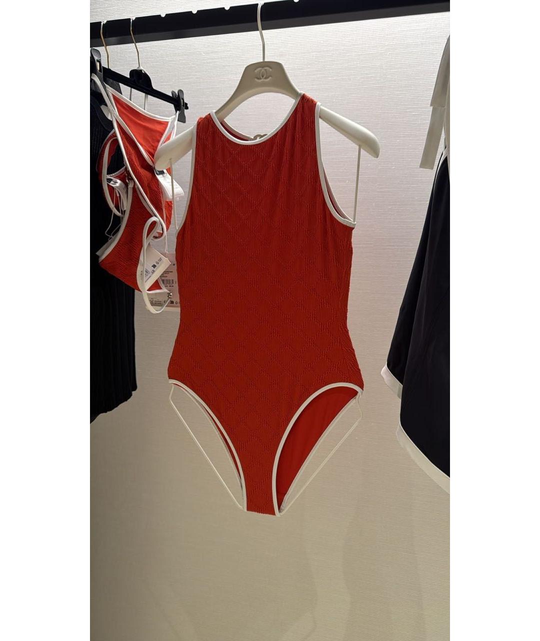 CHANEL Красный купальник, фото 5