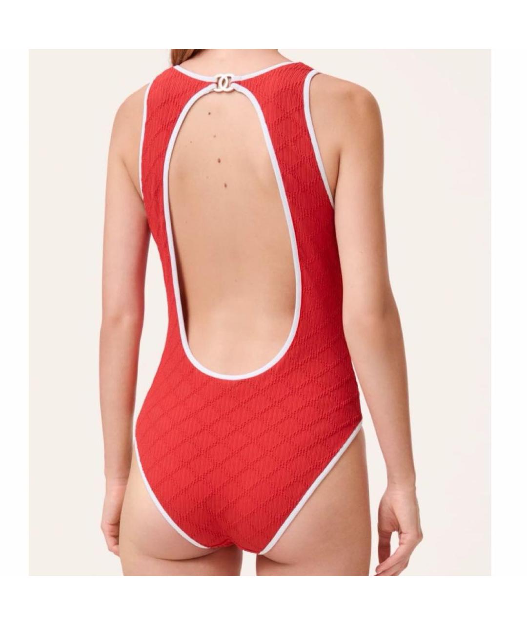 CHANEL Красный купальник, фото 2