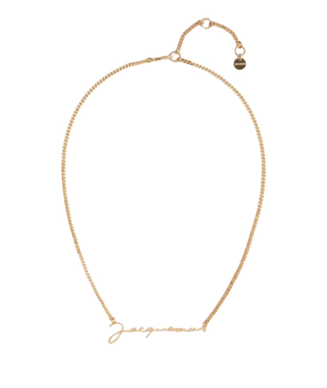 JACQUEMUS Золотая цепочка, фото 1