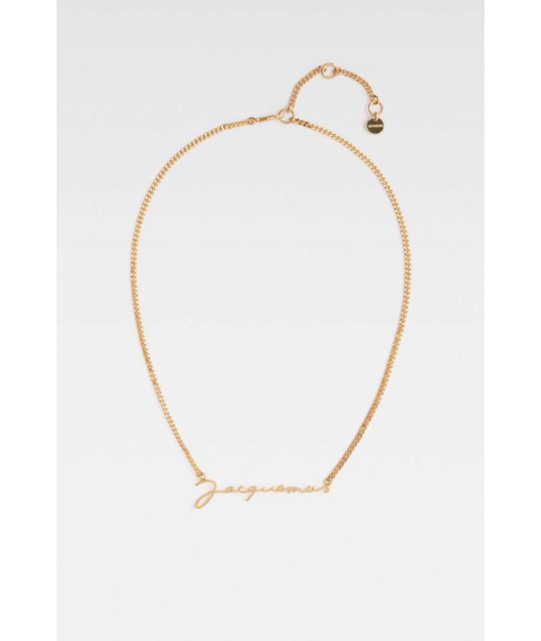 JACQUEMUS Золотая цепочка, фото 3