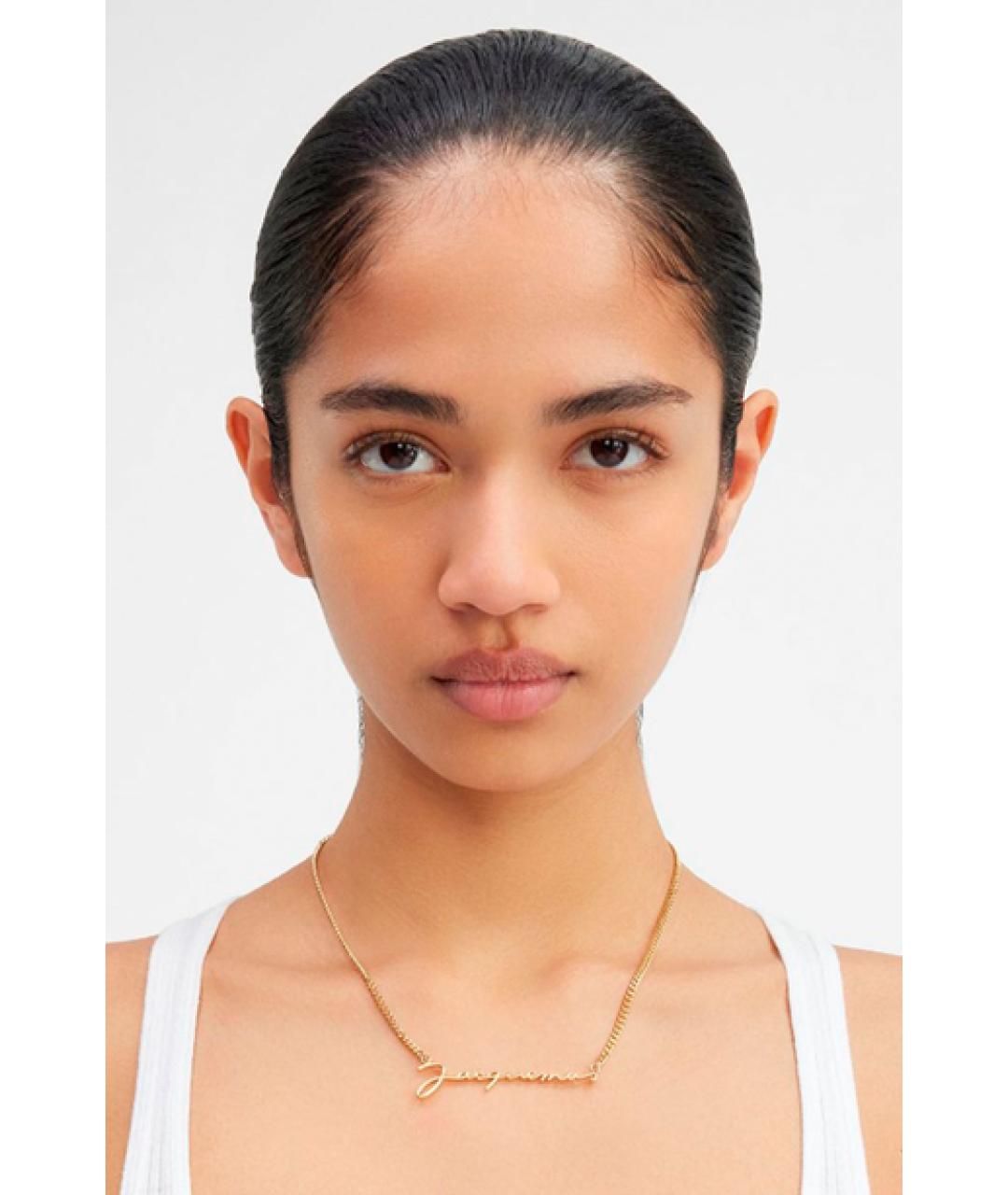 JACQUEMUS Золотая цепочка, фото 2