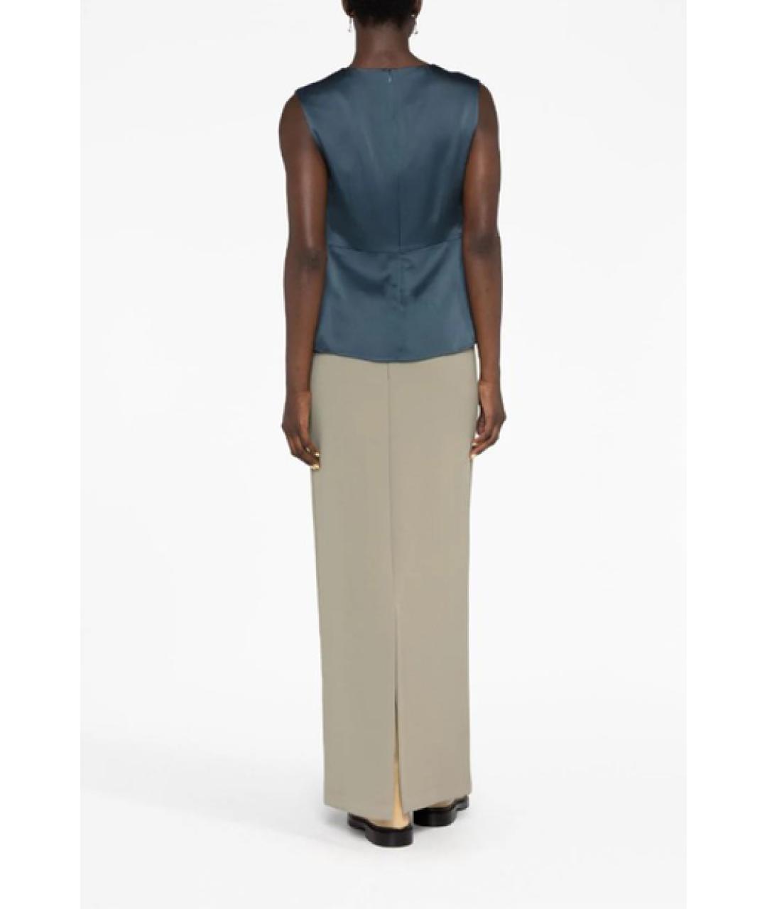 JIL SANDER Синяя блузы, фото 3