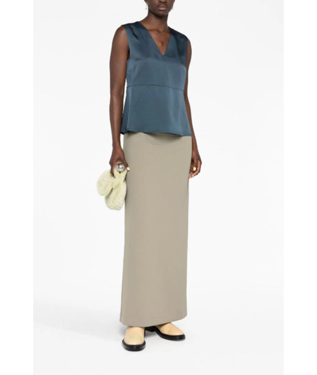 JIL SANDER Синяя блузы, фото 2
