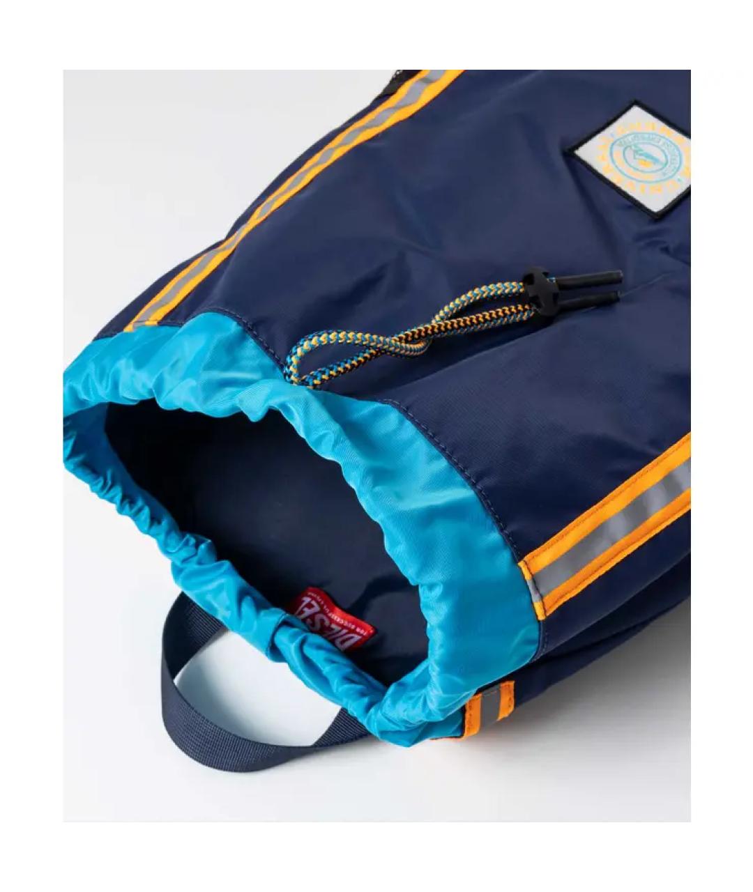 DIESEL Синий рюкзак, фото 4