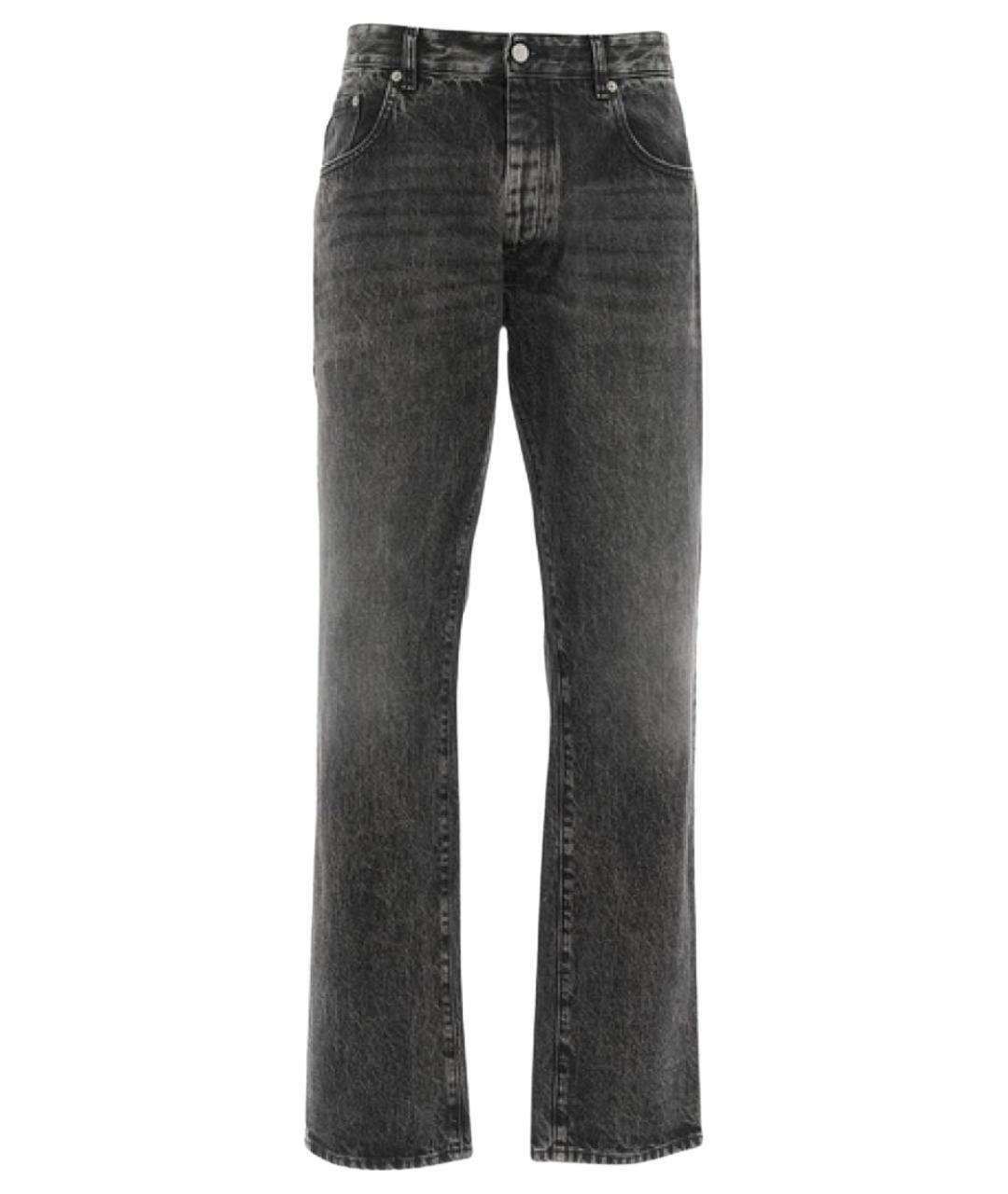 ICON DENIM Черные прямые джинсы, фото 1