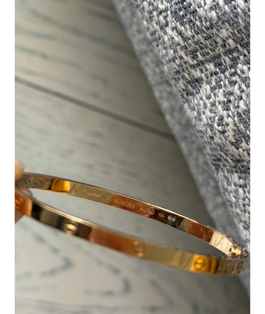 CARTIER Золотой браслет из желтого золота, фото 5