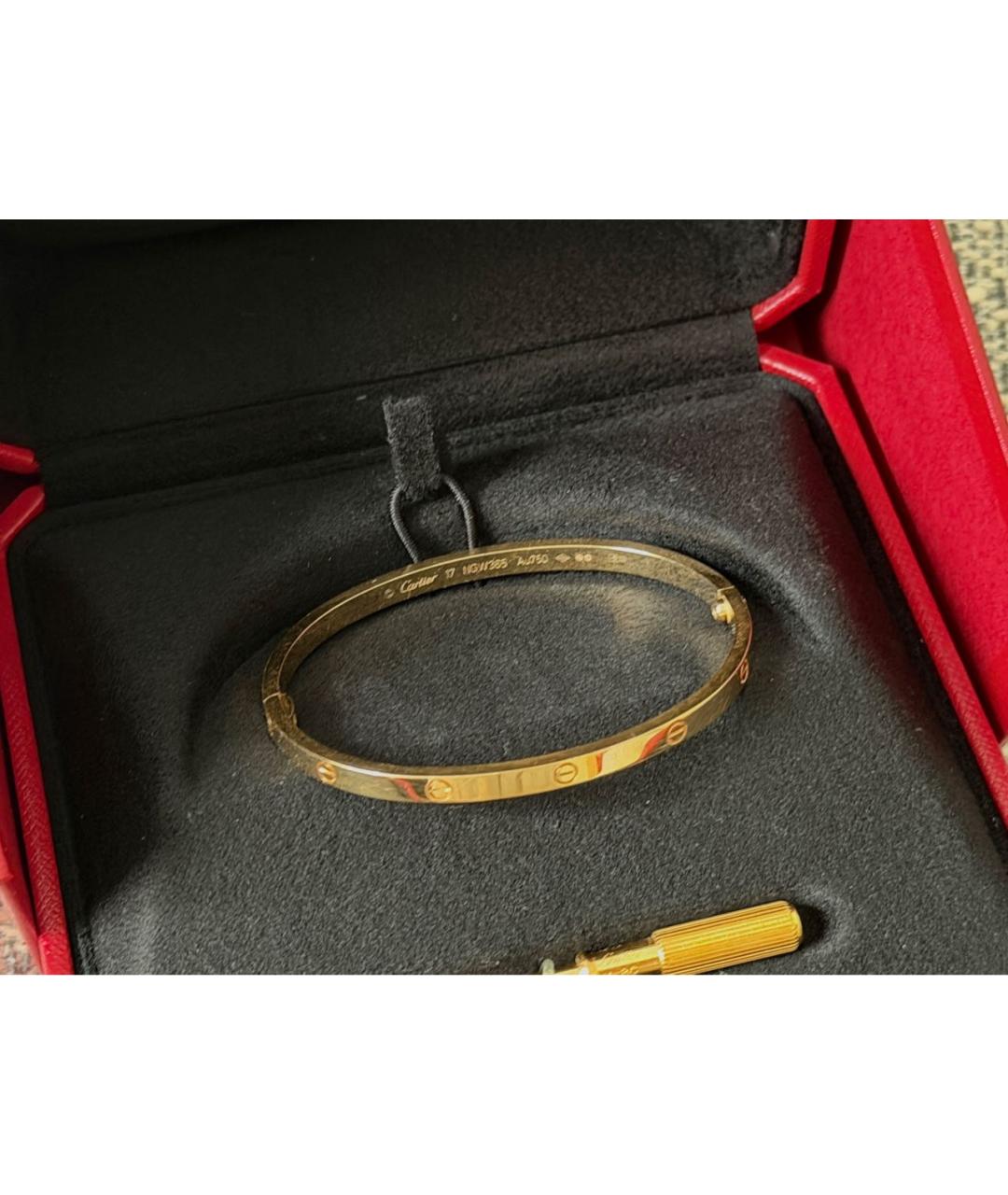 CARTIER Золотой браслет из желтого золота, фото 4