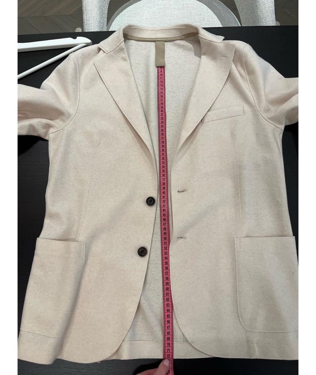 ELEVENTY Бежевый хлопковый пиджак, фото 7