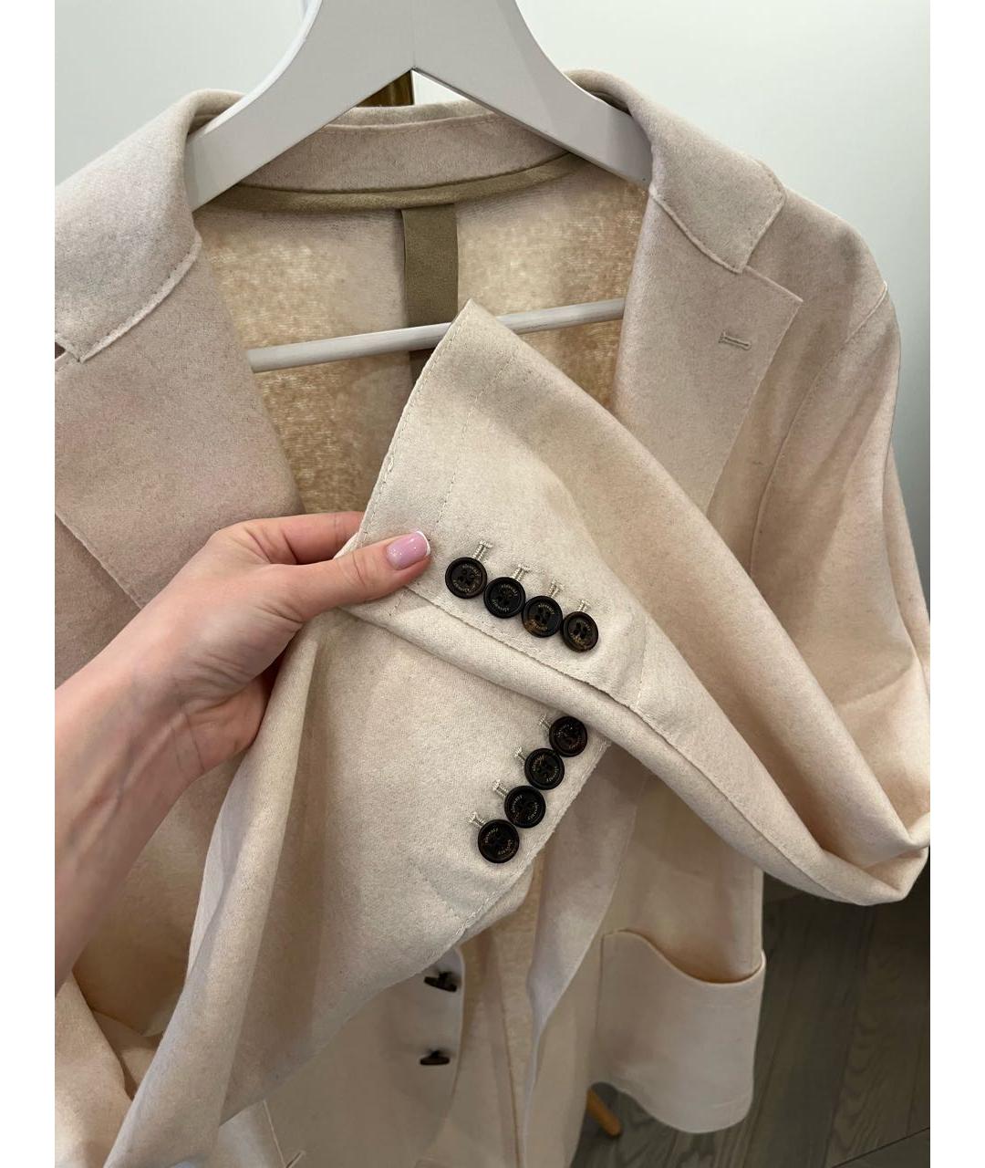 ELEVENTY Бежевый хлопковый пиджак, фото 5