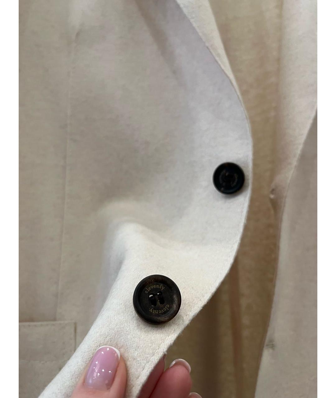 ELEVENTY Бежевый хлопковый пиджак, фото 4
