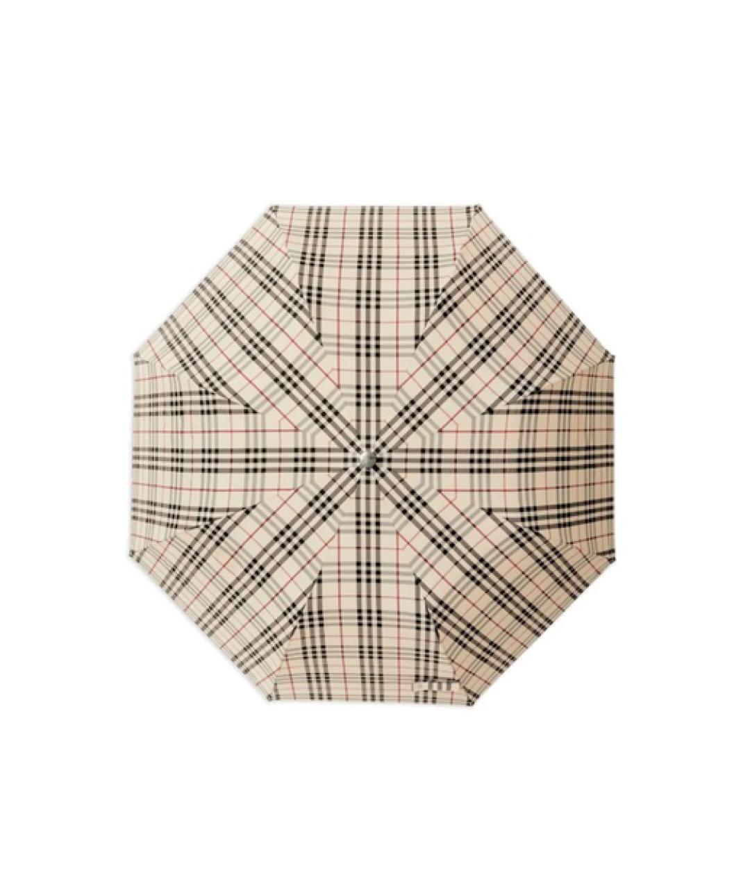 BURBERRY Бежевый зонт, фото 2