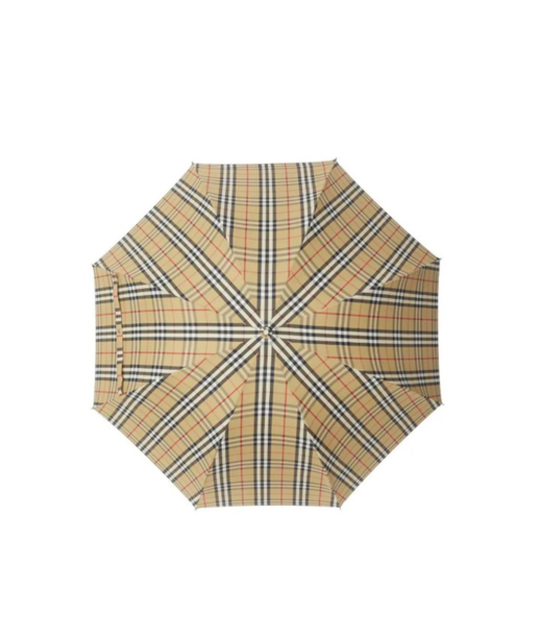 BURBERRY Бежевый зонт, фото 2