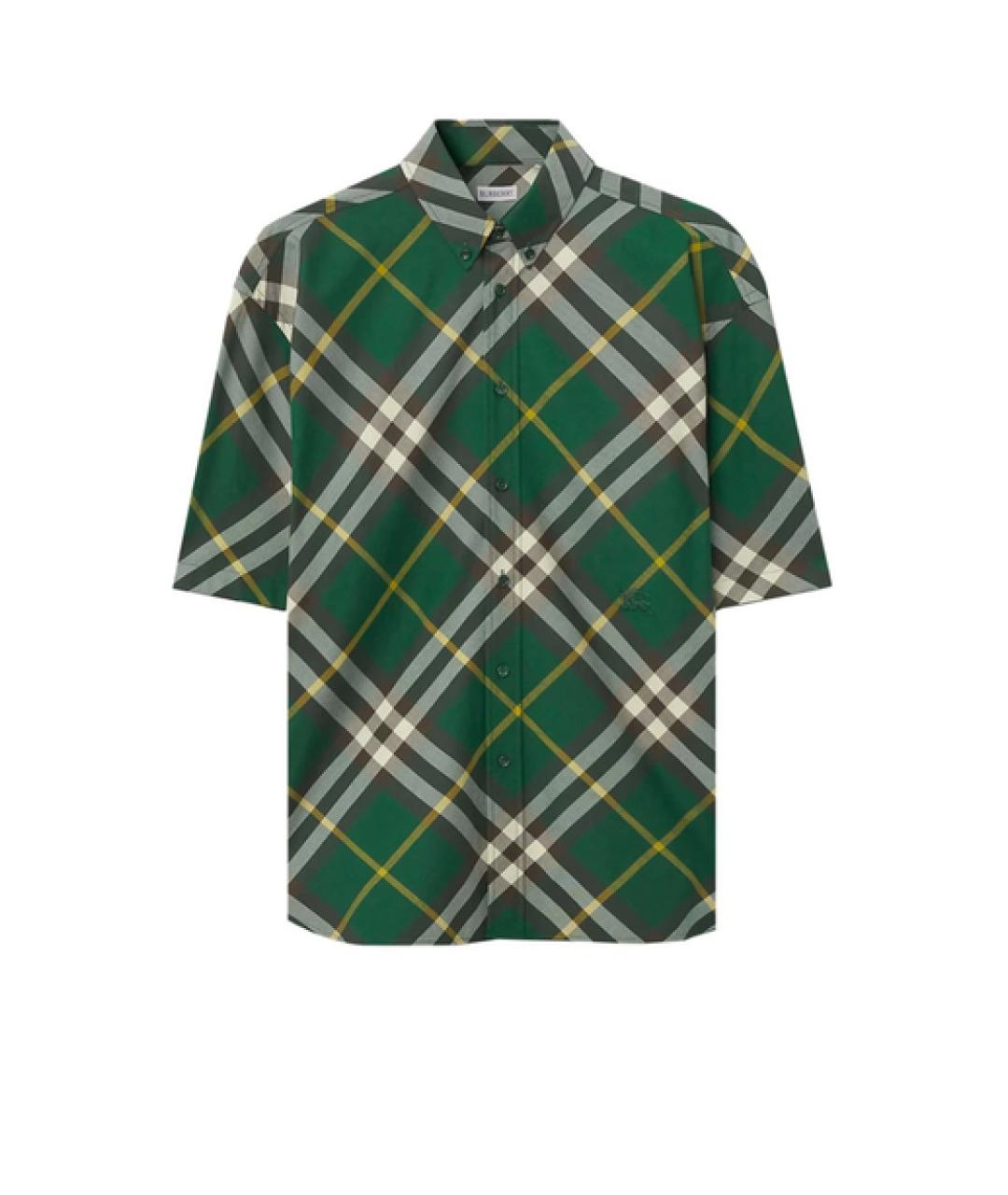 BURBERRY Зеленая кэжуал рубашка, фото 1