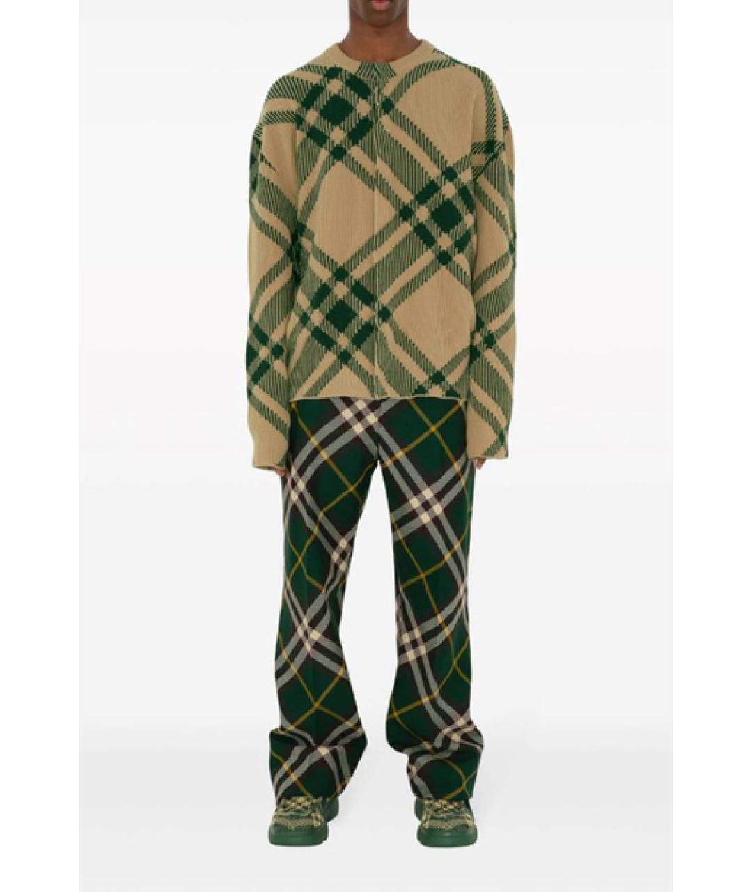 BURBERRY Мульти шерстяной кардиган, фото 2