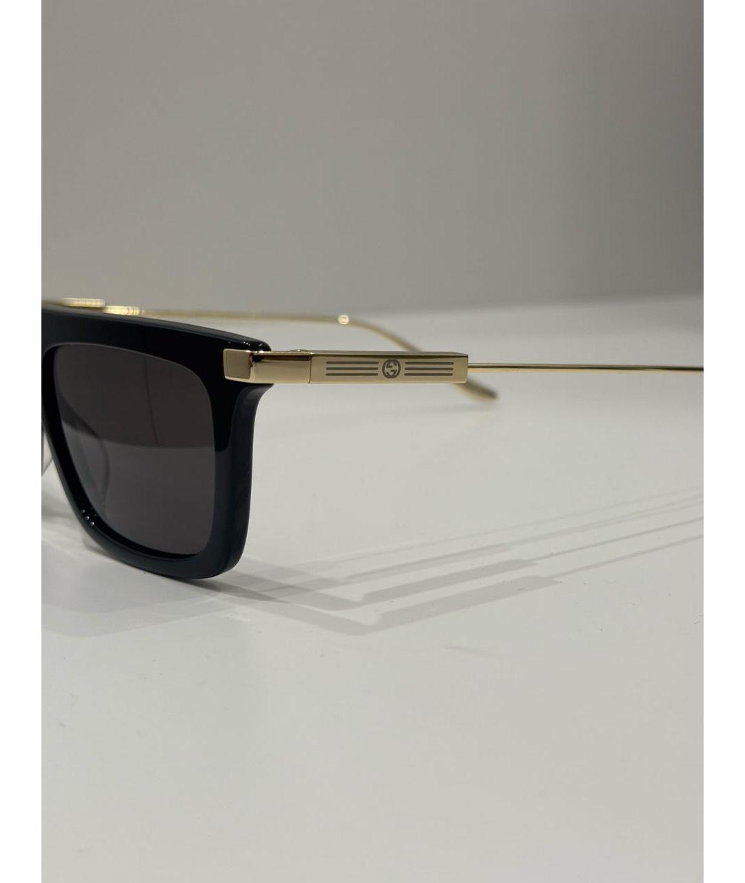 GUCCI Черные пластиковые солнцезащитные очки, фото 3