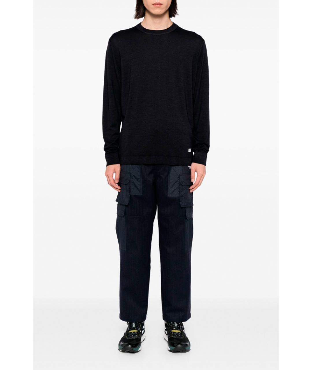 CP COMPANY Темно-синий хлопковый джемпер / свитер, фото 2