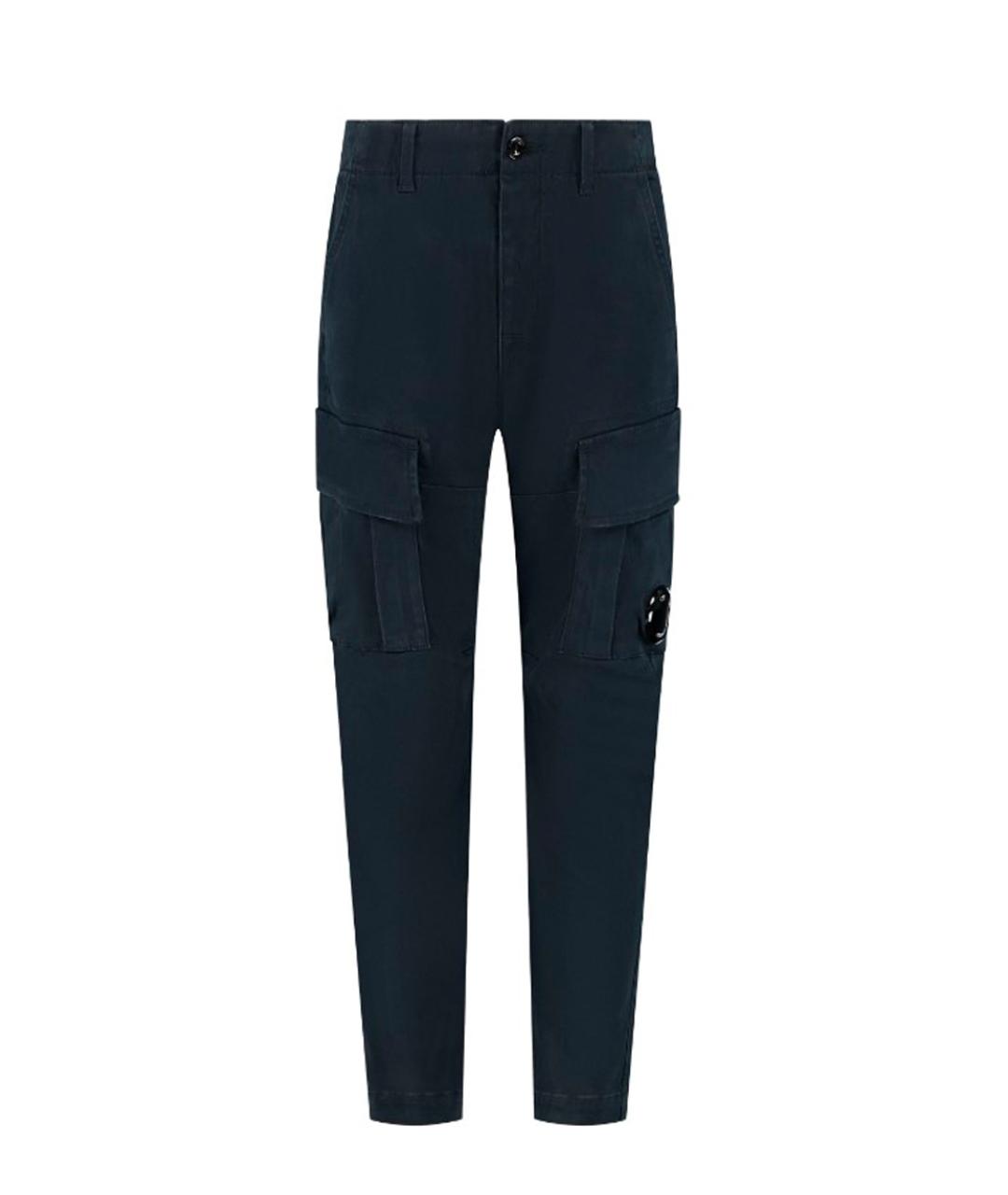 CP COMPANY Синие хлопковые брюки и шорты, фото 1