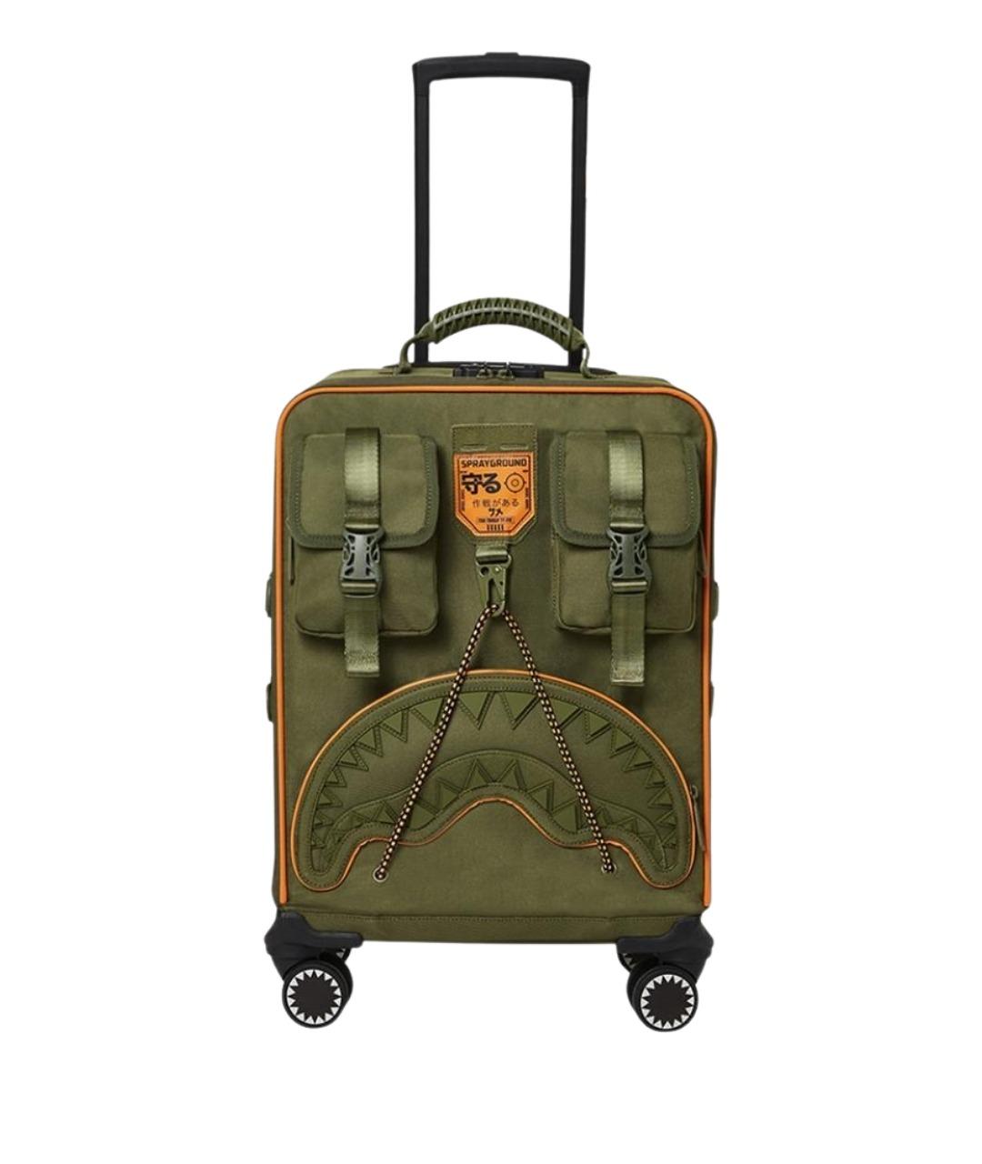 SPRAYGROUND Зеленый чемодан, фото 1