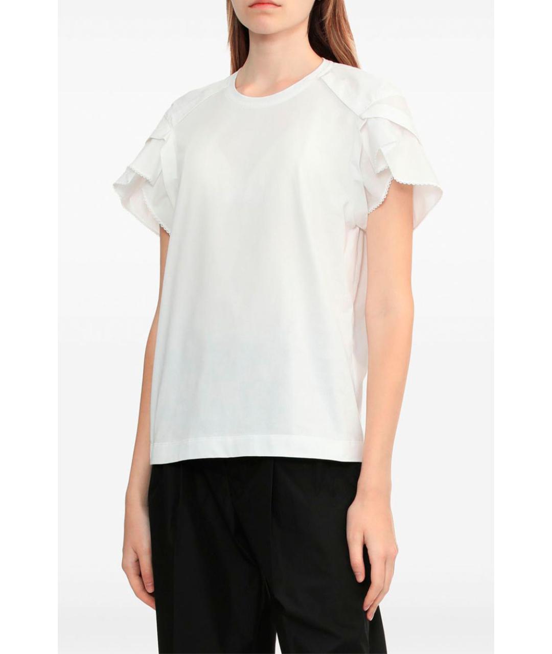 3.1 PHILLIP LIM Белая хлопковая футболка, фото 3