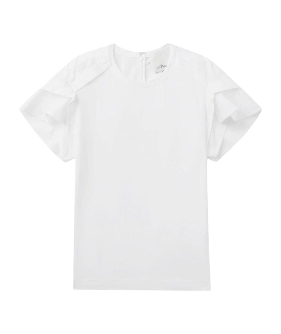 3.1 PHILLIP LIM Белая хлопковая футболка, фото 1