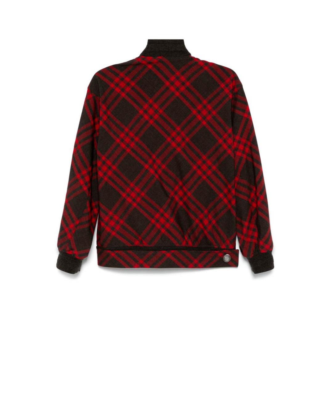 BURBERRY Красная шерстяная куртка, фото 2