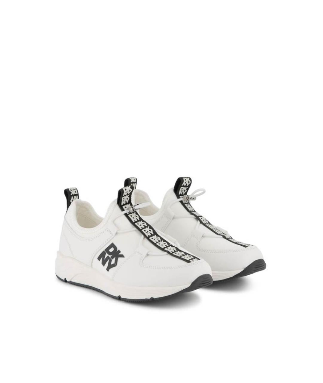 DKNY Белые кеды из искусственной кожи, фото 2