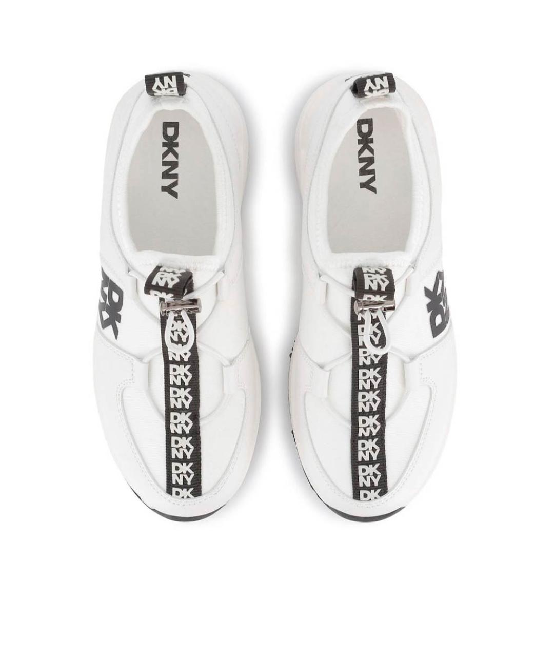 DKNY Белые кеды из искусственной кожи, фото 4