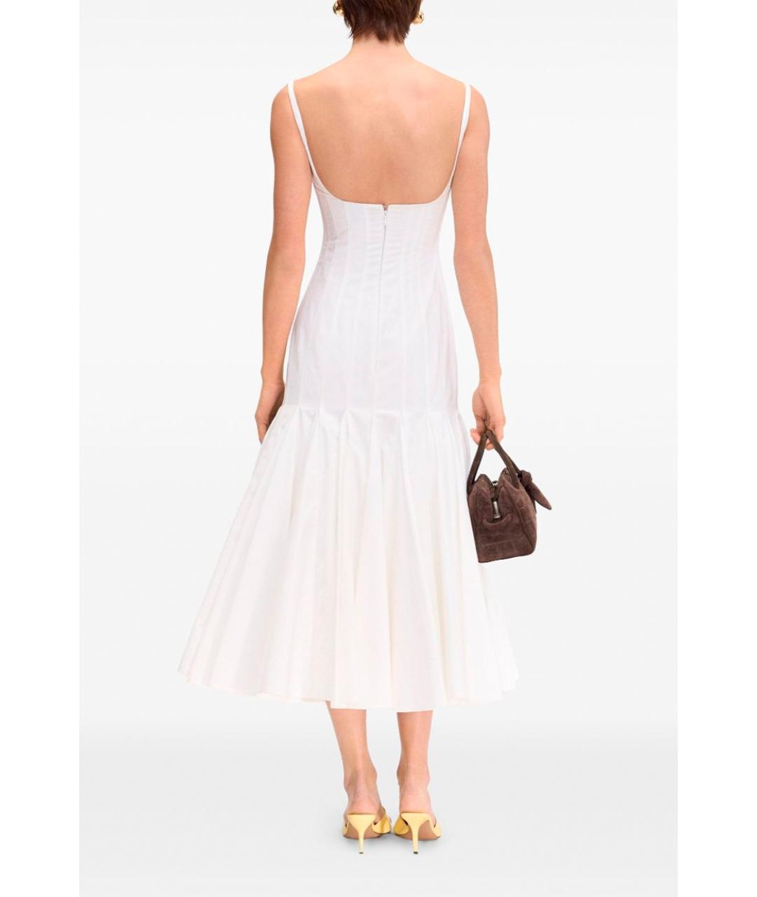 JACQUEMUS Белое повседневное платье, фото 3