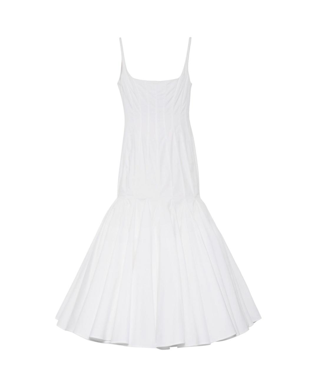 JACQUEMUS Белое повседневное платье, фото 2