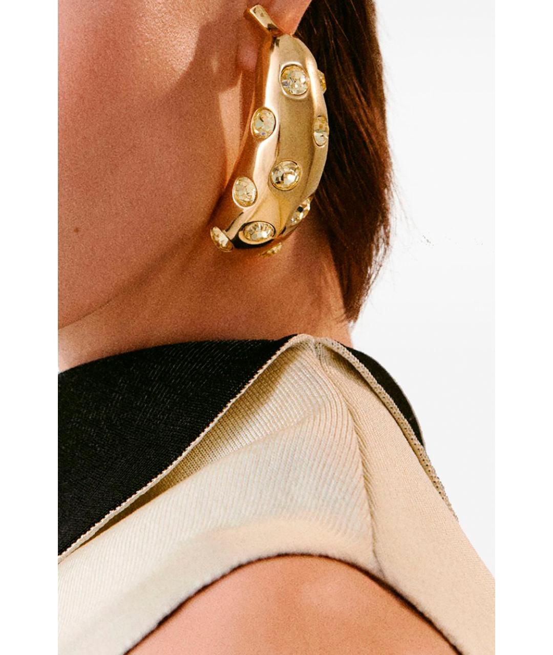 JACQUEMUS Золотые серьги, фото 2