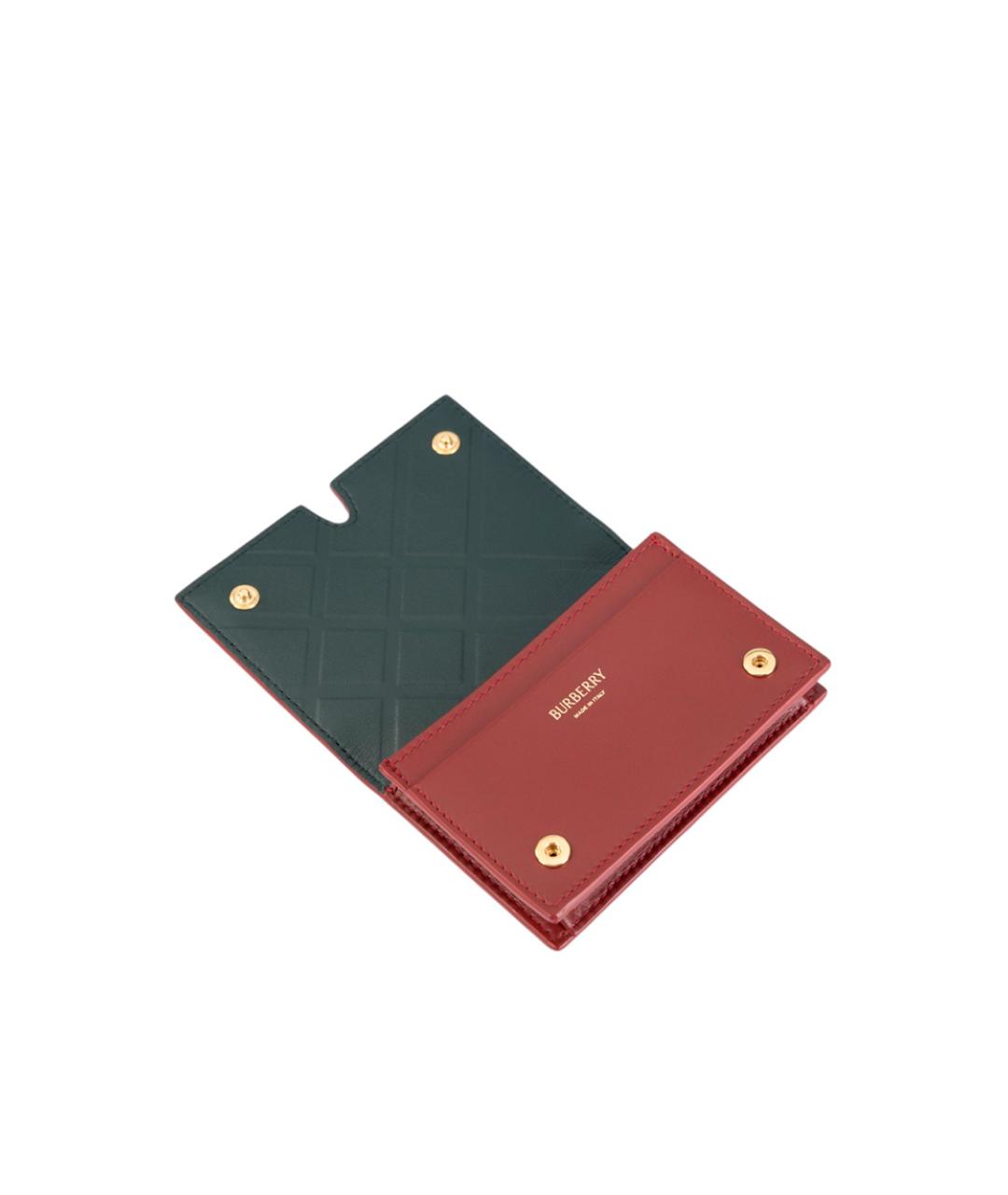 BURBERRY Красный кошелек, фото 3