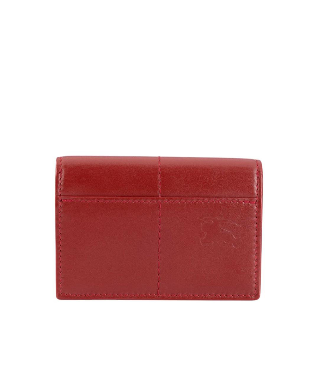 BURBERRY Красный кошелек, фото 2