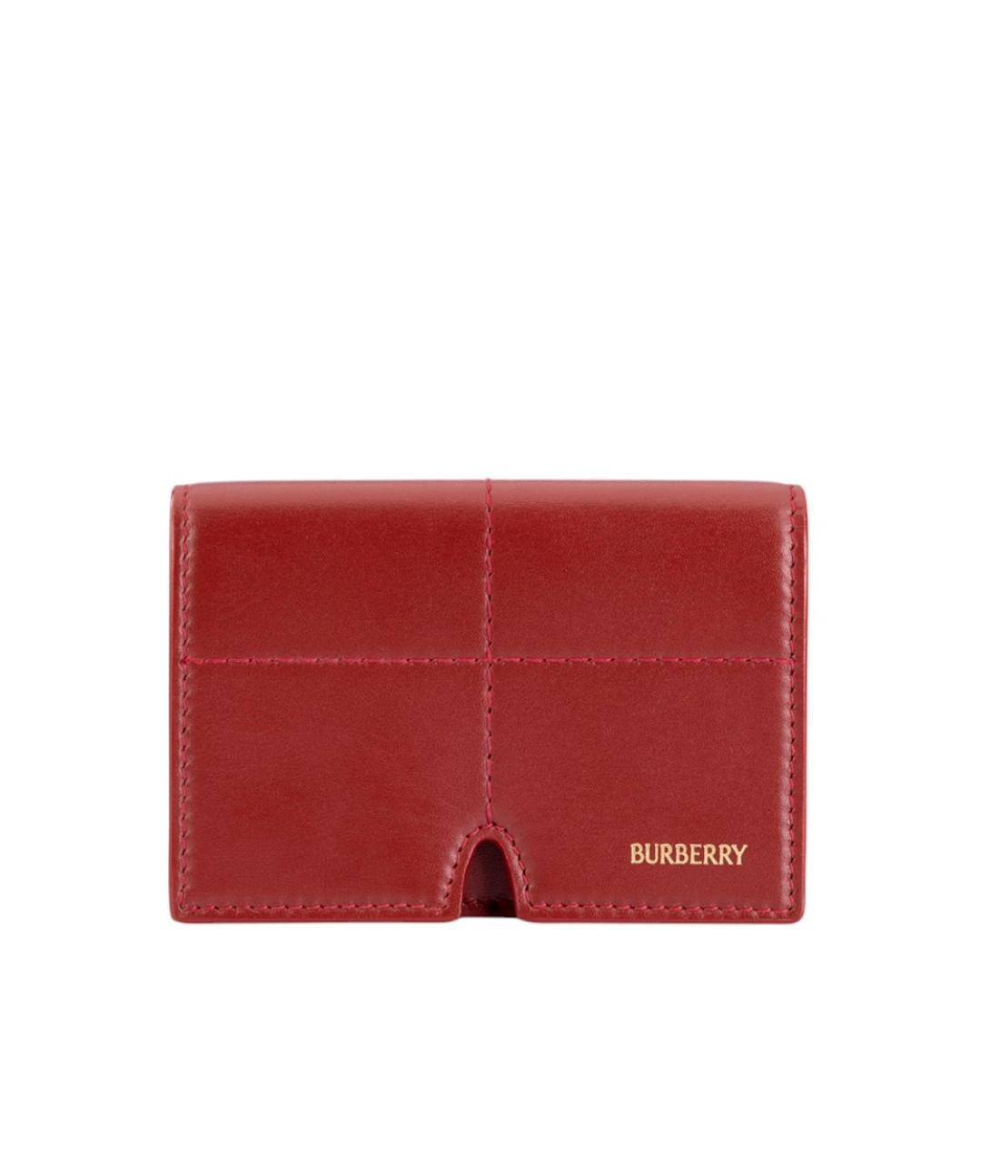 BURBERRY Красный кошелек, фото 1