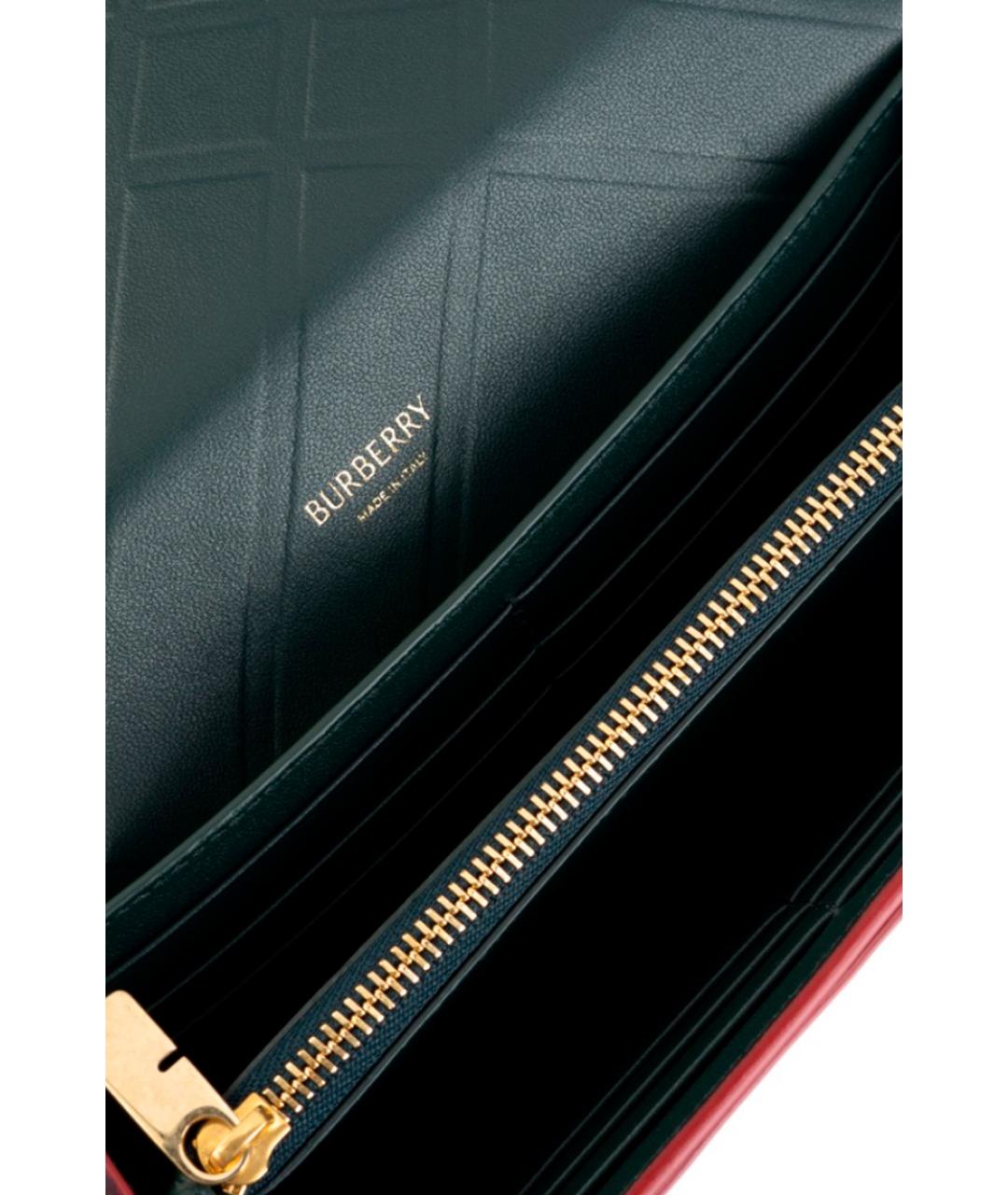 BURBERRY Красный кошелек, фото 3