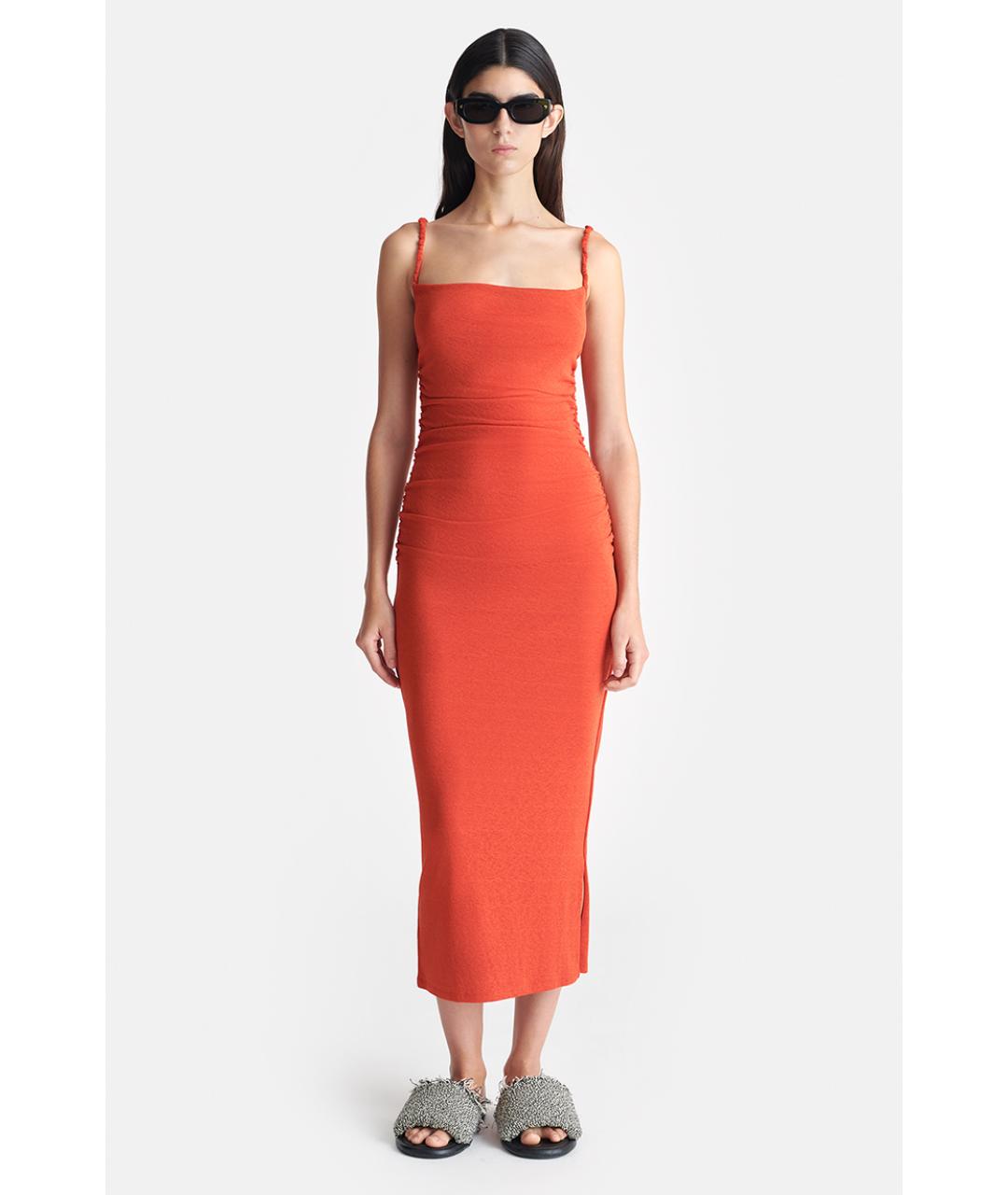 NANUSHKA Красное повседневное платье, фото 2