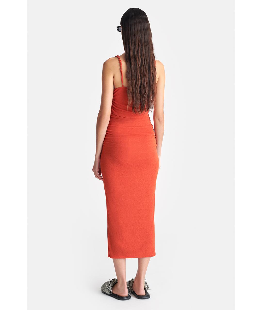 NANUSHKA Красное повседневное платье, фото 3